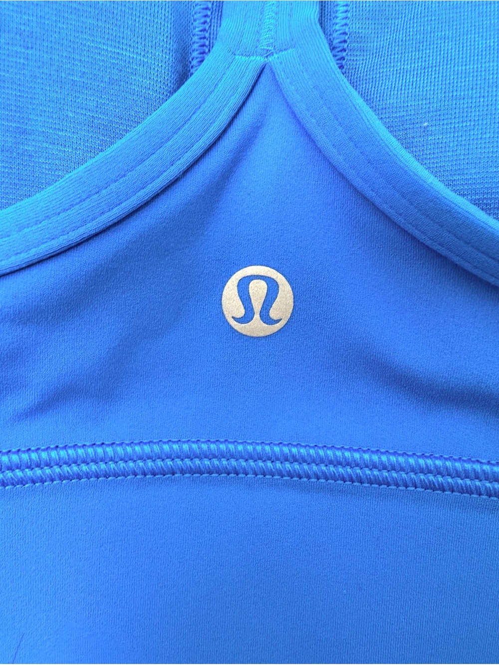 lululemon Royal Blue Racerback Sports Bra Size 4 Workout Yoga Running - Picture 2 of 4